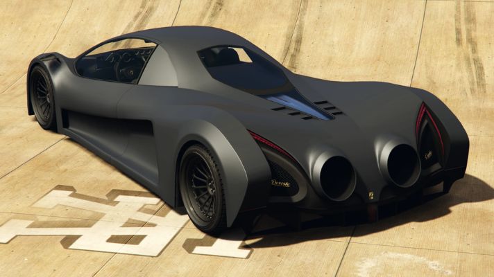 Deveste Eight Rear quarter view GTA 5